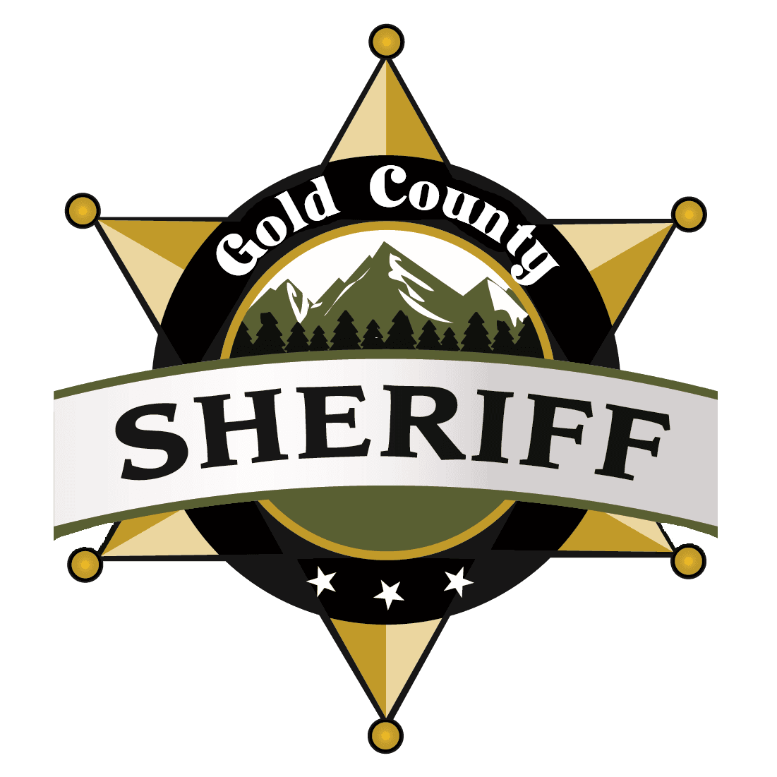 Gold County Sheriff's Office logo